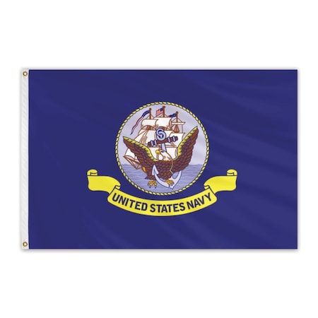Global Flags Unlimited Navy Outdoor Nylon Flag 3'x5' 203845